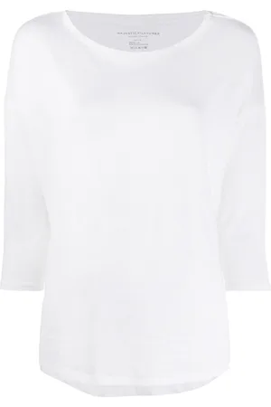 Majestic T-Shirt mit kastigem Schnitt