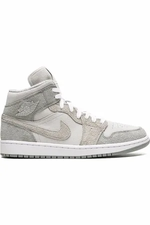 Jordan Air 1 Mid SE Grey Fleece Sneakers