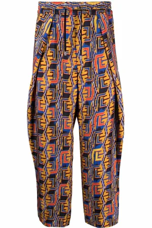 Balmain Cropped-Hose mit grafischem Print