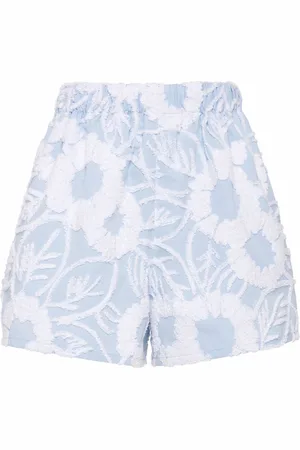 Prada Shorts mit Blumenstickerei