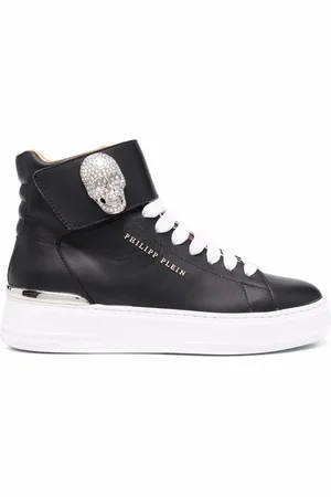 Philipp Plein Sneakers mit Kristall-Totenkopf