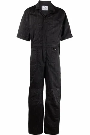 Marine Serre Gestreifter Overall