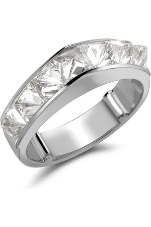 Pragnell 18kt Weißgoldring mit Diamanten