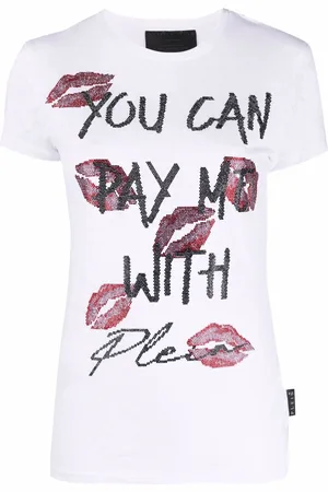 Philipp Plein T-Shirt mit Strassverzierung