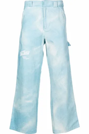Msftsrep Schlaghose mit Acid-Wash-Effekt