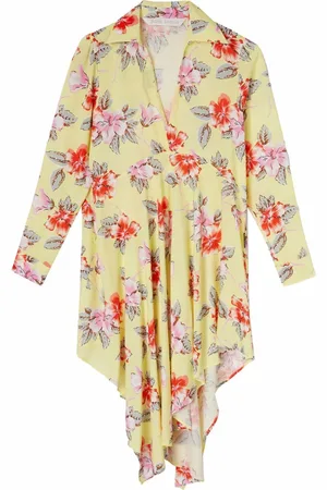 Palm Angels Hemdkleid mit Blumen-Print