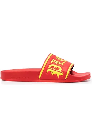 Philipp Plein Pantoletten mit Logo