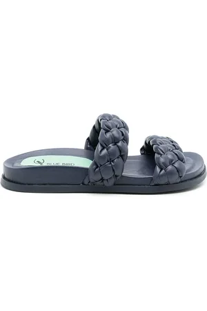 Blue Bird Pantoletten mit gewebtem Riemen