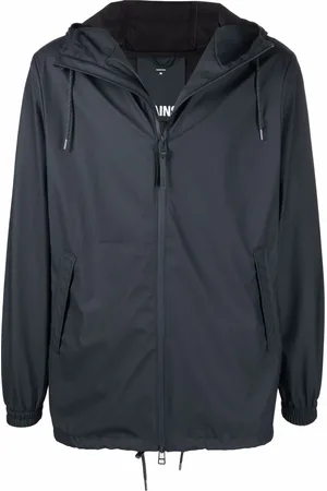 Rains Kapuzenjacke mit Kordelzug