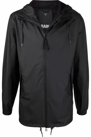 Rains Kapuzenjacke mit Kordelzug