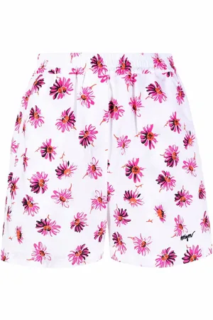 Msgm Shorts mit Blumen-Print