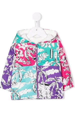 Moncler Jacke mit Palmen-Print