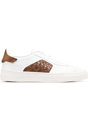 santoni Sneakers mit Kontrasteinsätzen