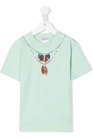 MARCELO BURLON T-Shirt mit Halsketten-Print
