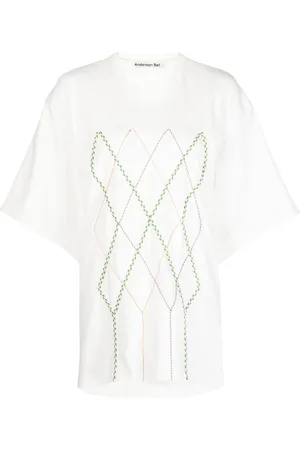 Andersson Bell Oversized-T-Shirt mit Stickerei