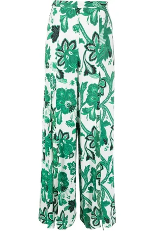 Etro Weite Hose mit Blumen-Print
