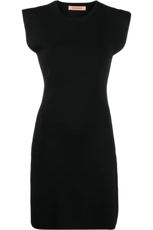 YVES SALOMON Geripptes Kleid
