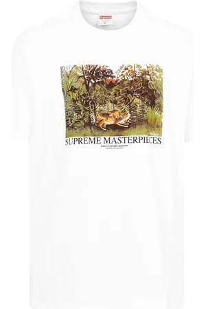 Supreme T-Shirt mit "Masterpieces"-Print
