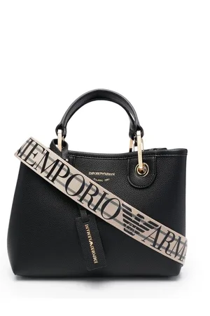 Emporio Armani Shopper mit Logo-Anhänger