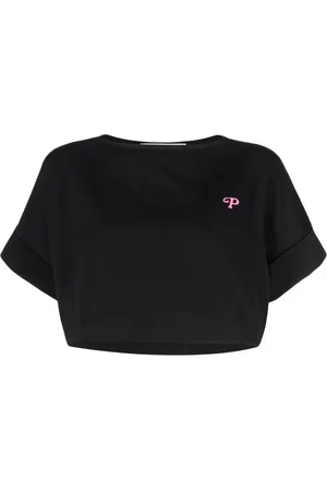 Serafini Cropped-T-Shirt mit Logo