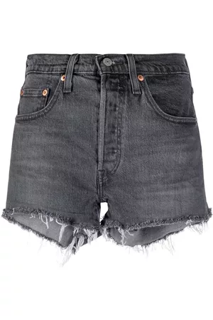 Levi's Damen Shorts - Jeans-Shorts mit ungesäumten Kanten