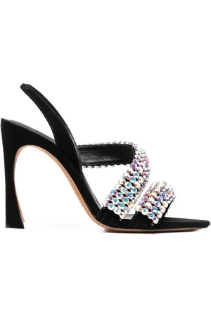 ALEXANDRE BIRMAN Sandalen mit Kristallen