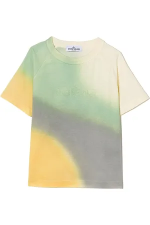 Stone Island T-Shirt mit Batikmuster