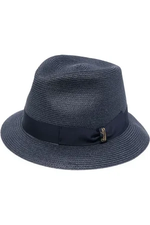 Borsalino Gewebter Hut aus Hanf