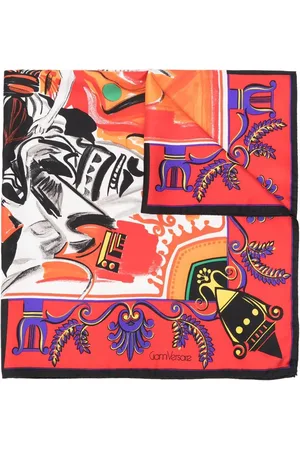VERSACE 1990s Seidenschal mit grafischem Print