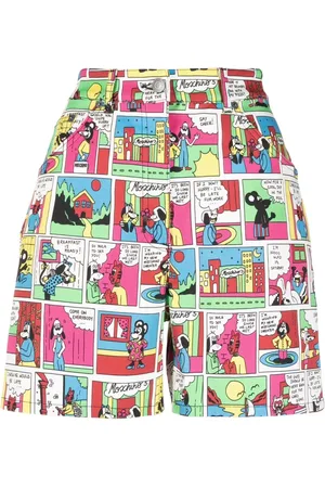 Moschino Shorts mit Comic-Print
