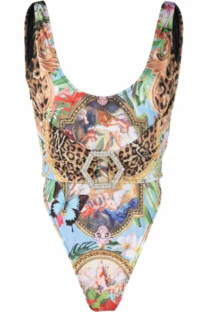 Philipp Plein Badeanzug mit grafischem Print