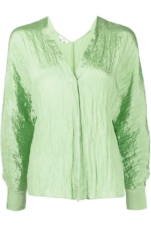 Vince Bluse mit Knitteroptik