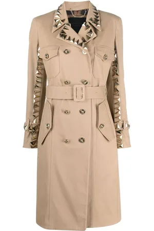 Philipp Plein Trenchcoat mit Nieten