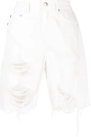 GOEN.J Distressed-Jeansshorts