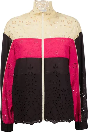 GOEN.J Sportjacke in Colour-Block-Optik