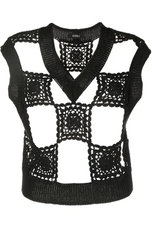 GOEN.J Top mit Häkeldetails