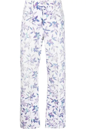 Isabel Marant Gerade Hose mit Blumen-Print
