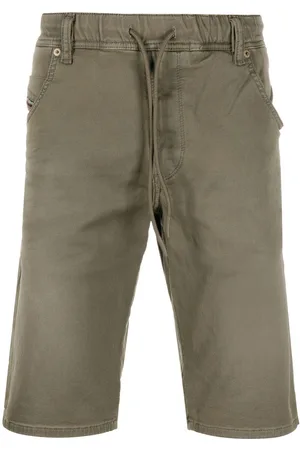 Diesel Jeans-Shorts mit Kordelzug