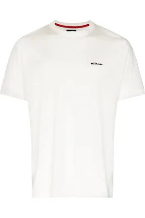 Kiton T-Shirt mit Logo-Print