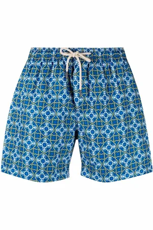 PENINSULA SWIMWEAR Badeshorts mit Kachel-Print