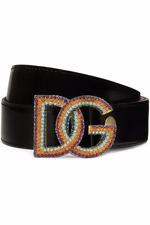Dolce & Gabbana DG-Gürtel aus Lackleder