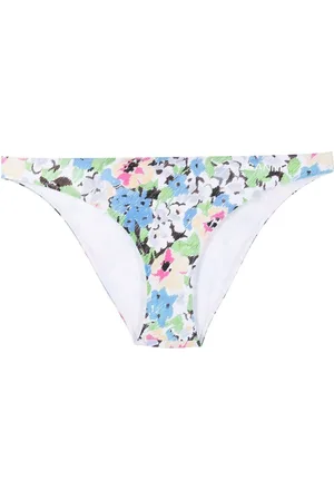 Ganni Blumiges Bikinihöschen