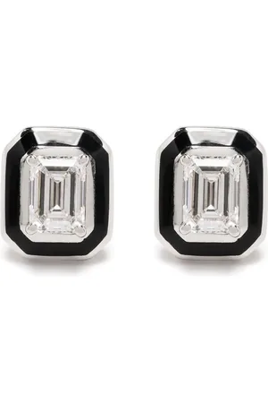 SELIM MOUZANNAR 18kt Weißgoldohrringe mit Diamanten