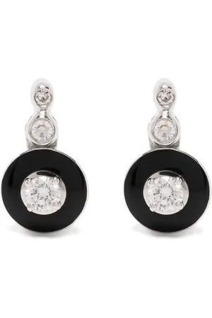 SELIM MOUZANNAR 18kt Weißgoldohrringe mit Diamanten