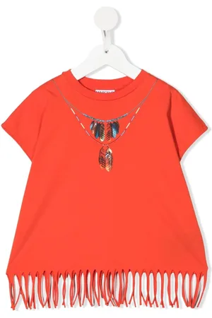 MARCELO BURLON T-Shirt mit Federketten-Print