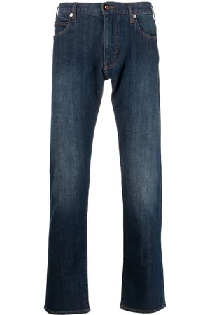 Emporio Armani Klassische Straight-Leg-Jeans