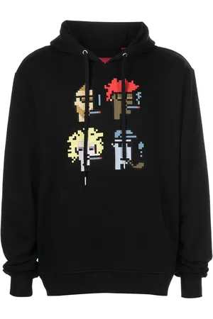 MOSTLY HEARD RARELY SEEN Hoodie mit Smoking Kills-Print