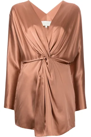 Michelle Mason Minikleid aus Seide mit Twist-Detail