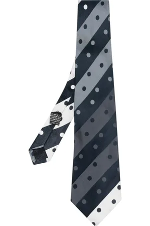 VERSACE 2000s Seidenkrawatte mit Polka Dots