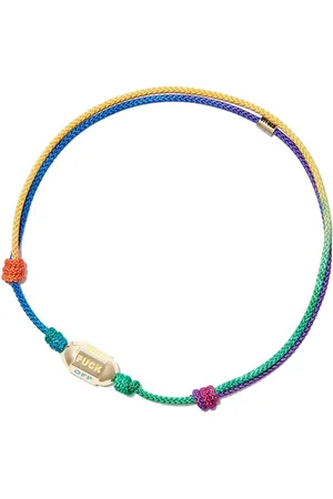 LUIS MORAIS 14kt Gelbgold-Perlenarmband